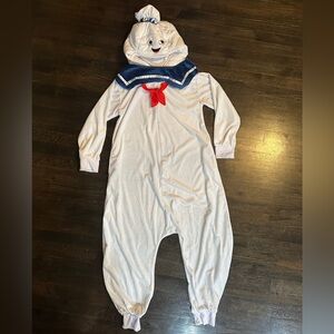 Halloween costume. Stay puft marshmallow man. Size Youth Large